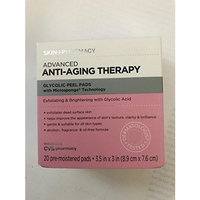 Skin Pharmacy Advanced Anti-Aging Therapy Glycolic Peel Pads 20 Count