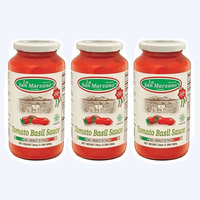 La San Marzano Tomato and Basil Sauce 24 oz. (Pack of 3) - 100% Product of Italy