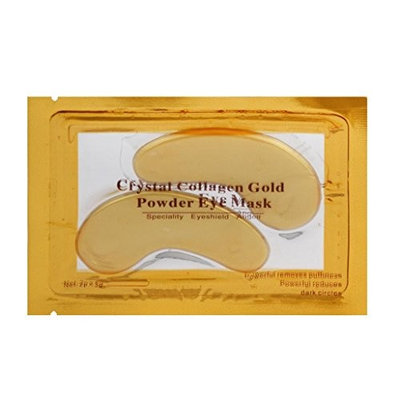 TRENDINAO 1 PC 24k Gold Eye Collagen Mask Aging Wrinkle Under Crystal Gel Patch Anti Eye Pad