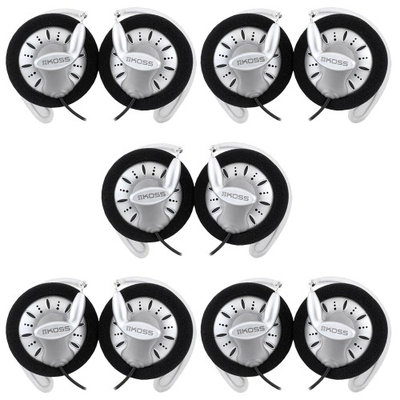 Koss Koss KSC75 Portable Stereophone Headphones (5-PACK)