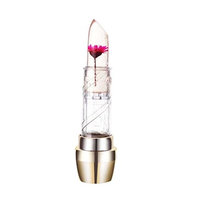 CYCTECH® 5 Colors Organic Jelly Flower Crystal Lipstick Magic Temperature Change Color Moistourizing Lip (A)