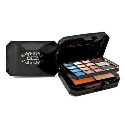 Pretty Color Palette No. M6012 (15X Eye Shadow + 1X Blush + 1X Powder + 3X Lip Color + 3X Applicator) 28G/0.98Oz