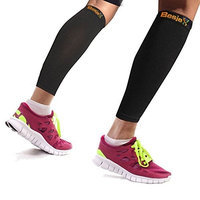Besjex Compression Calf Leg Sleeve Shin Splint Support Brace 1 Pair X Large