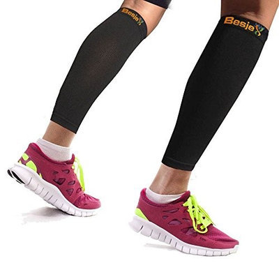Besjex Compression Calf Leg Sleeve Shin Splint Support Brace 1 Pair X Large