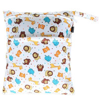 Damero Cute Travel Baby Wet and Dry Cloth Diaper Organizer Bag