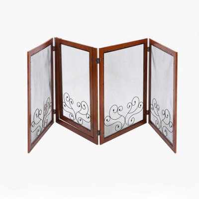 Cricket 4-Panel Convertible Dog Gate with 1 Walk-Through Panel, 32