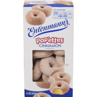 Entenmann's Pop'ettes Cinnamon Donuts, 11oz.