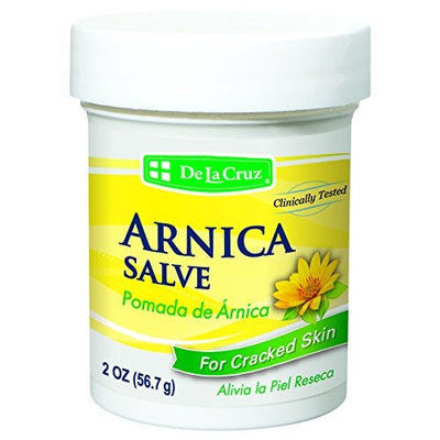 De La Cruz Arnica Salve for Cracked Skin/No Preservatives, Colors or Fragrances/Allergy Tested/Made in USA 2 OZ.