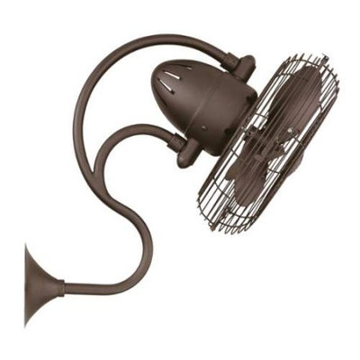 Matthews Fan Company Melody-Textured Bronze Wall Fan