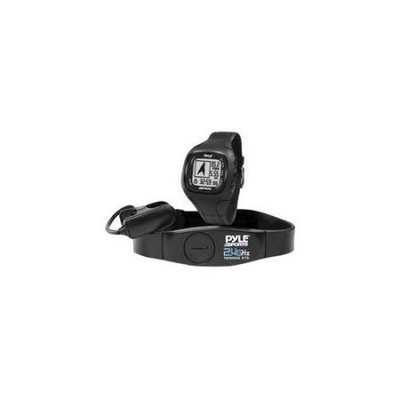 Pyle PSWGP405BK GPS Watch with Heart Rate Navigation Speed & Distance - Black
