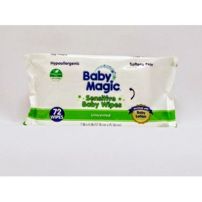 Us Nonwovens Baby Magic Sensitive Unscented Baby Wipes (72-count)