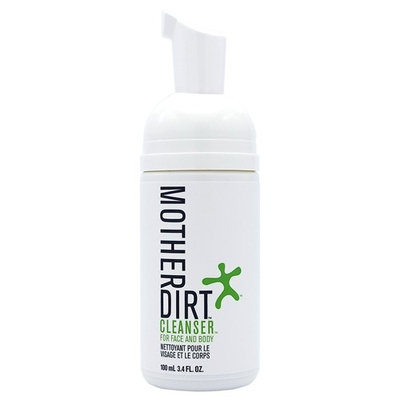 Mother Dirt Biome-Friendly Face & Body Cleanser, Preservative-Free, Natural Skin Care, 3.4 fl oz