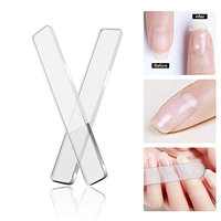 Nano Glass Nail Files Crystal Nail Shiner Manicure Pedicure Nail Care Magic Fingernail file Tools with Smooth Polish Nail file Buffer