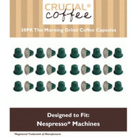 Crucial Coffee 30 High Performance Coffee Capsules for Use in Most Nespresso Machines, The Morning Grind