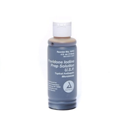 Pvp Povidone Iodine Disinfecting Solution 4 oz