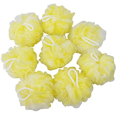 Ggbin Large Bath Sponges Shower, Pack of 8 (yellow)