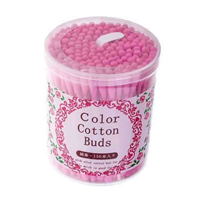 Homyl Wooden Stick Cotton Swabs/Buds(150PCS) - Double Tipped With Finest Quality Cotton Heads - Multipurpose, Safe - Makeup Remover Nail Wipes