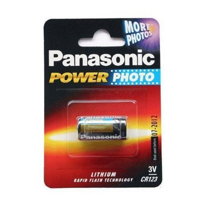 Panasonic Power Photo Cr123 Battery - Pack Of 10