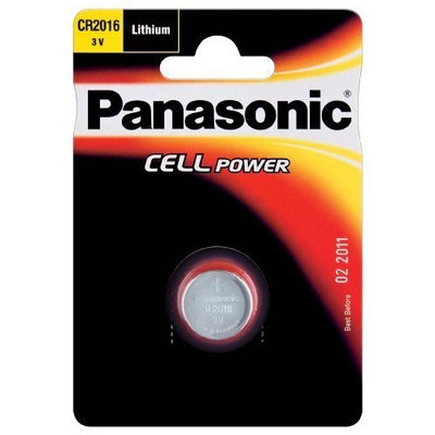 Panasonic Lithium Cr2016 Coin Cell 3 Volt 1 Battery In Pack