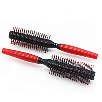 1 Pack Comb Hair Brush Roll Round Wavy Curly Styling Care Curling Salon Tool Combo Pocket Long Handle Holder Delightful Popular Beard Natural Grooming Kids Travel Kit