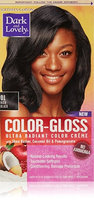 Dark and Lovely Color-Gloss Ultra Radiant Color Creme, Rich Black 1.0 ea(pack of 3)