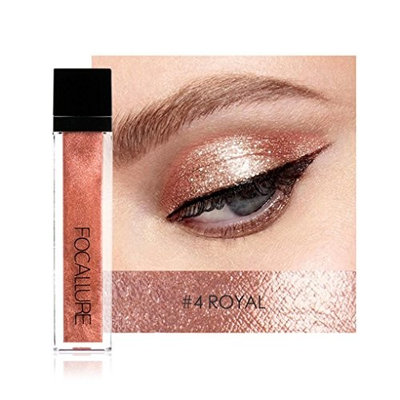 Metallic Shiny Smoky Eyeshadow Waterproof Glitter Liquid Eyeliner Eyeshadow