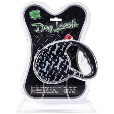 Nvmk Sales Nandog Retractable Leash-Cosmic Bones/Black