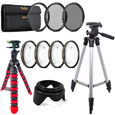 Teds 58mm Macro, UV CPL ND and Tripods For Canon EOS 70D 700D 1200D 1300D