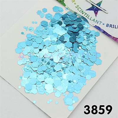 3934 Sky Blue Series Nail Body Eye Shadow Craft Iridescent Cosmetic
