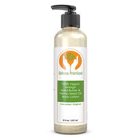 Vegan Hemp Seed & Mango Seed Butter Oil Face, Hand, Body Lotion Unscented Original by Wellness Prioritized For Rosacea, Acne, Psoriasis & Eczema All Natural Organic 8 oz