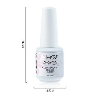 Elite99 Gelpolish Soak-off Gel Nail Polish UV LED Nail Art Camellia Rose 8ml 1542