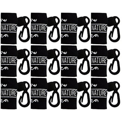 12 Pack Lip Balm Holder by Naturistick - Clip-On Convenient Holster for Key Chains, Purses, Backpacks, and Ski Jackets - Durable Weather-Proof Neoprene Sleeves - Made in USA