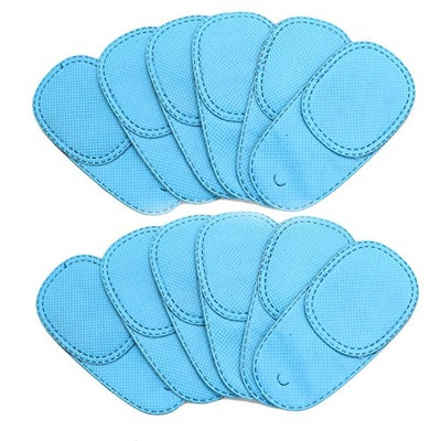 HUELE 6pcs Eye Patch for Glasses to Treat Lazy Eye / Amblyopia / Strabismus, Blue