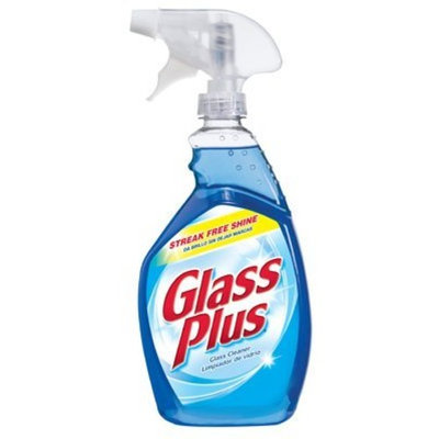 Glass Plus Glass Cleaner, 32 fl oz Bottle, Multi-Surface Glass Cleaner