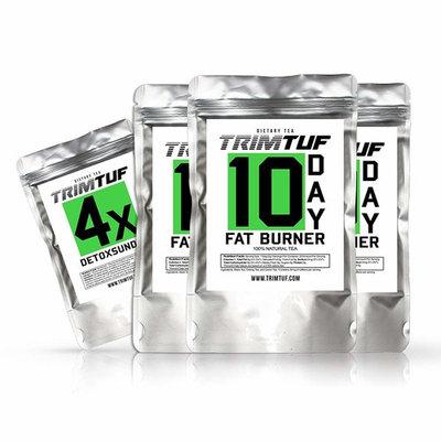 30 Fat Burner Tea + 4X Detox Tea