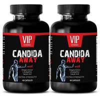 Candida clear - CANDIDA AWAY - Antibacterial natural - 2 Bottles 120 Capsules