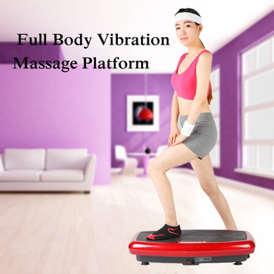 TOMSHOO Whole Body Vibration Platform Plate Fitness Machine Workout Trainer Hips Muscle Weight Loss Exercise Equipment