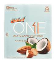 Oh Yeah ISS Research OhYeah!® ONE Protein Bar Almond Bliss - 12 Bars pack of 4