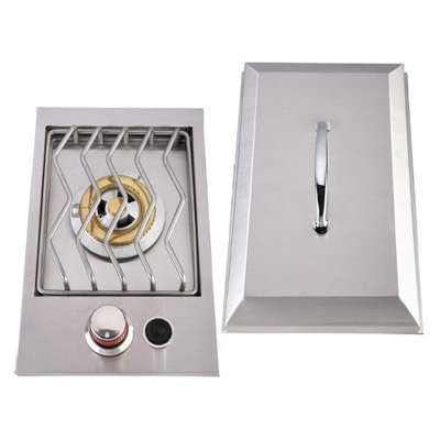 Sunstone Drop-In Single Side 8-in Electronic Ignition Outdoor Burner 1SSB-NG
