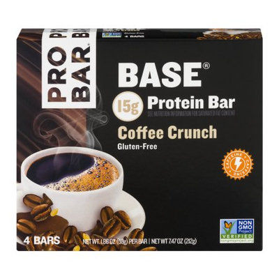 PROBAR Base Protein Bar Coffee Crunch - 4 CT