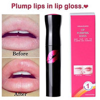 Lip Plumper Gloss, Fuller Lip Enhancer Lipstick Waterproof Matte Long-Lasting Plump Lip Gloss