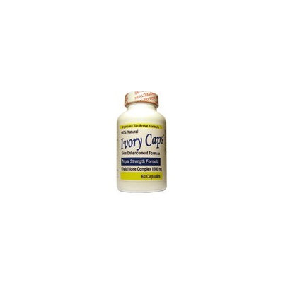 Ivory Caps - Maximum Potency 1500 mg Glutathione Skin Whitening Pills Complex, 60 Capsules