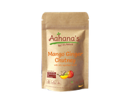 Aahana's Mango Ginger Chutney (with Superfoods Baobab, Moringa, Goji berry, Chia Seeds, Wheat Grass, Holy Basil) (Pack of 6)