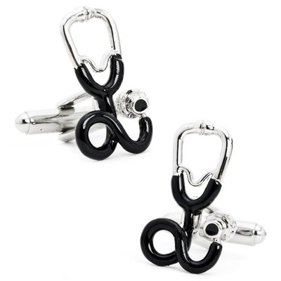 Medical Stethoscope Cuff Links