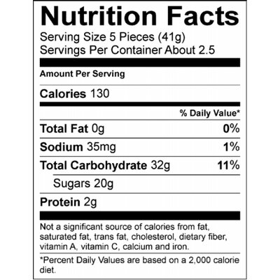 Ferrara Candy Company Sathers Gummello Peachie Rings Gummy Candy, 3.75 Ounce Bag