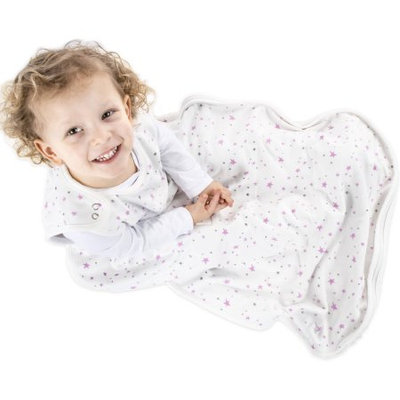 Woolino® 4 Season Toddler Sleep Bag in Lilac Stars