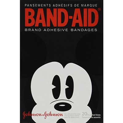 6 Pack - BAND-AID Bandages Mickey Mouse Assorted Sizes 20 Each