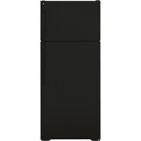 GE 16.6 cu. ft. Top-Freezer Refrigerator - Black