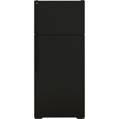 GE 16.6 cu. ft. Top-Freezer Refrigerator - Black