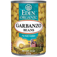 Eden Organic Eden Garbanzo Beans (chick peas), Organic, 15 Ounce (Pack of 6)